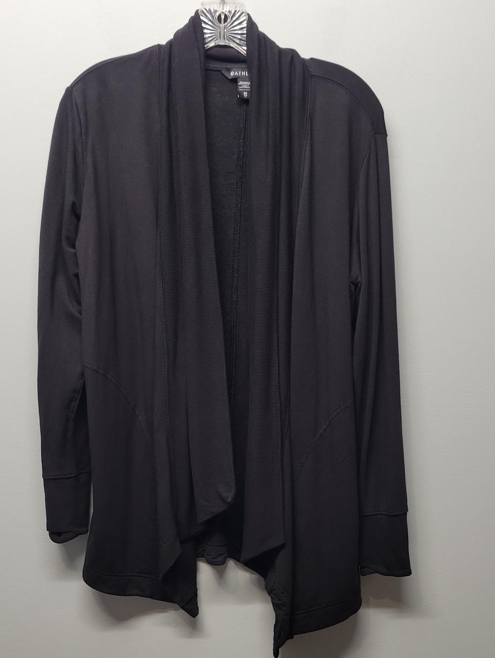 Athleta black Pranayama Restore Rib Wrap size XS